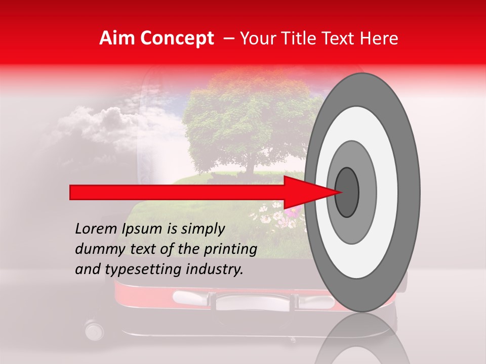 Rural Safari Pasture PowerPoint Template