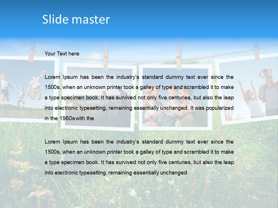 Healthy Lifestile Happy PowerPoint Template