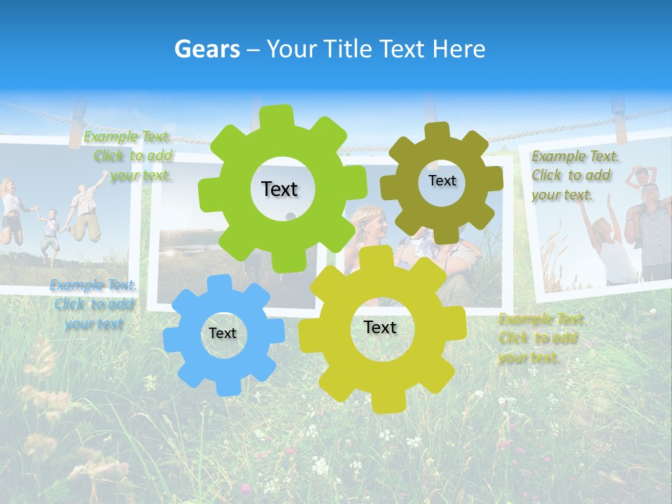 Healthy Lifestile Happy PowerPoint Template