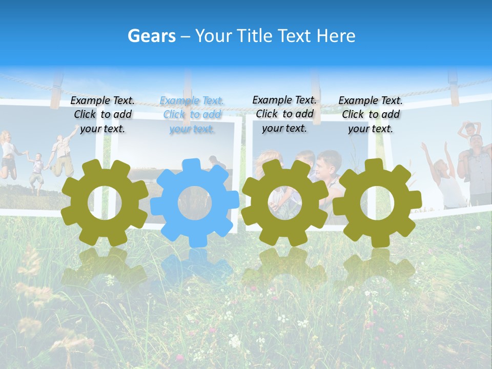 Healthy Lifestile Happy PowerPoint Template