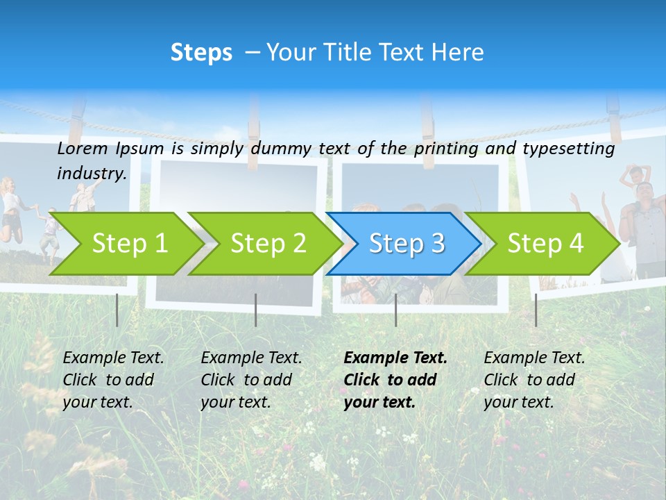 Healthy Lifestile Happy PowerPoint Template