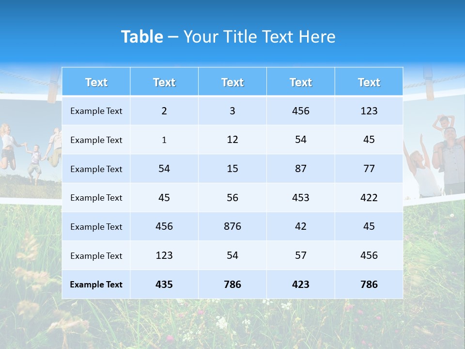 Healthy Lifestile Happy PowerPoint Template