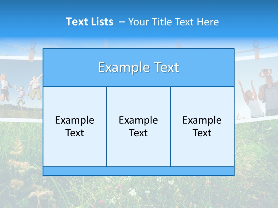 Healthy Lifestile Happy PowerPoint Template