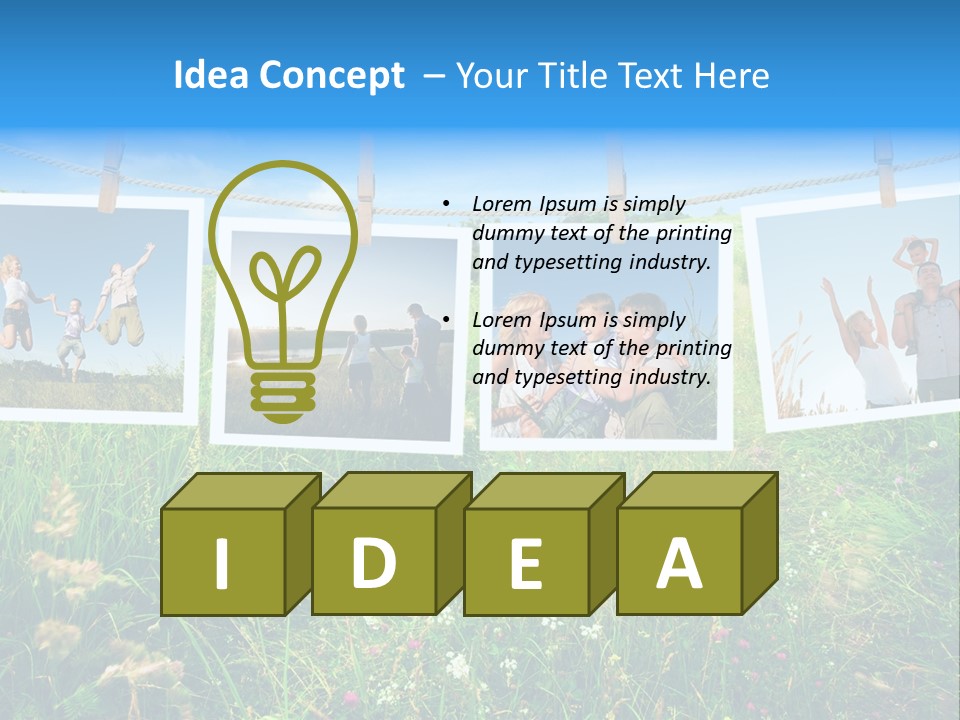 Healthy Lifestile Happy PowerPoint Template