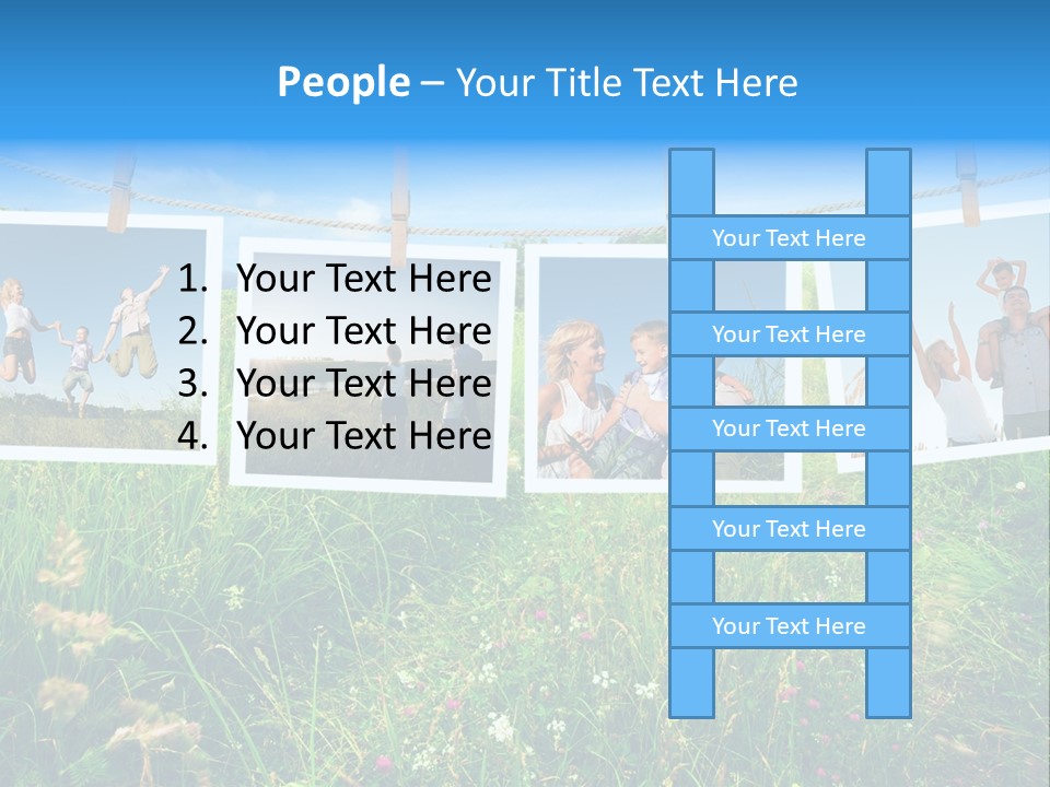 Healthy Lifestile Happy PowerPoint Template