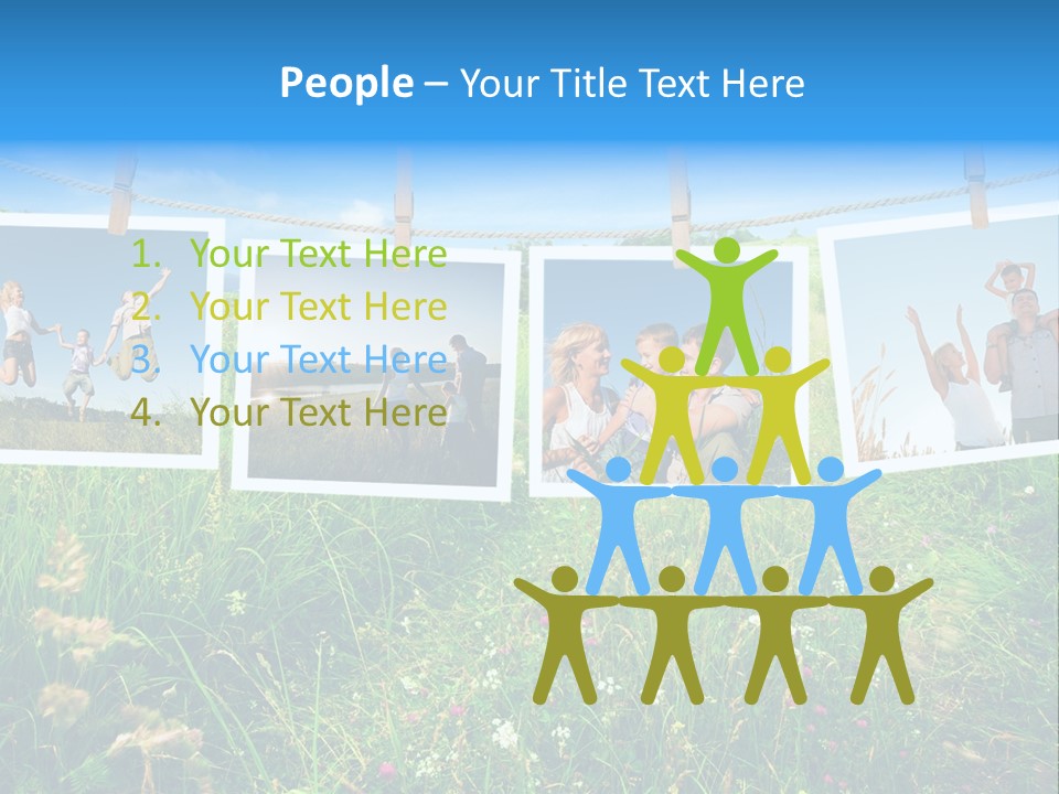 Healthy Lifestile Happy PowerPoint Template