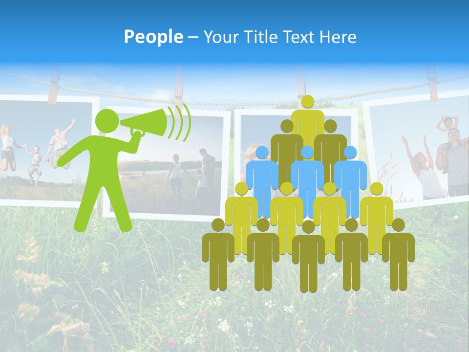 Healthy Lifestile Happy PowerPoint Template