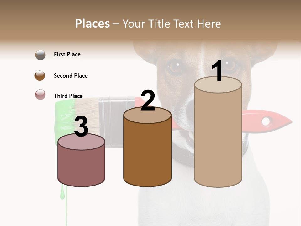 Ink Humor White PowerPoint Template