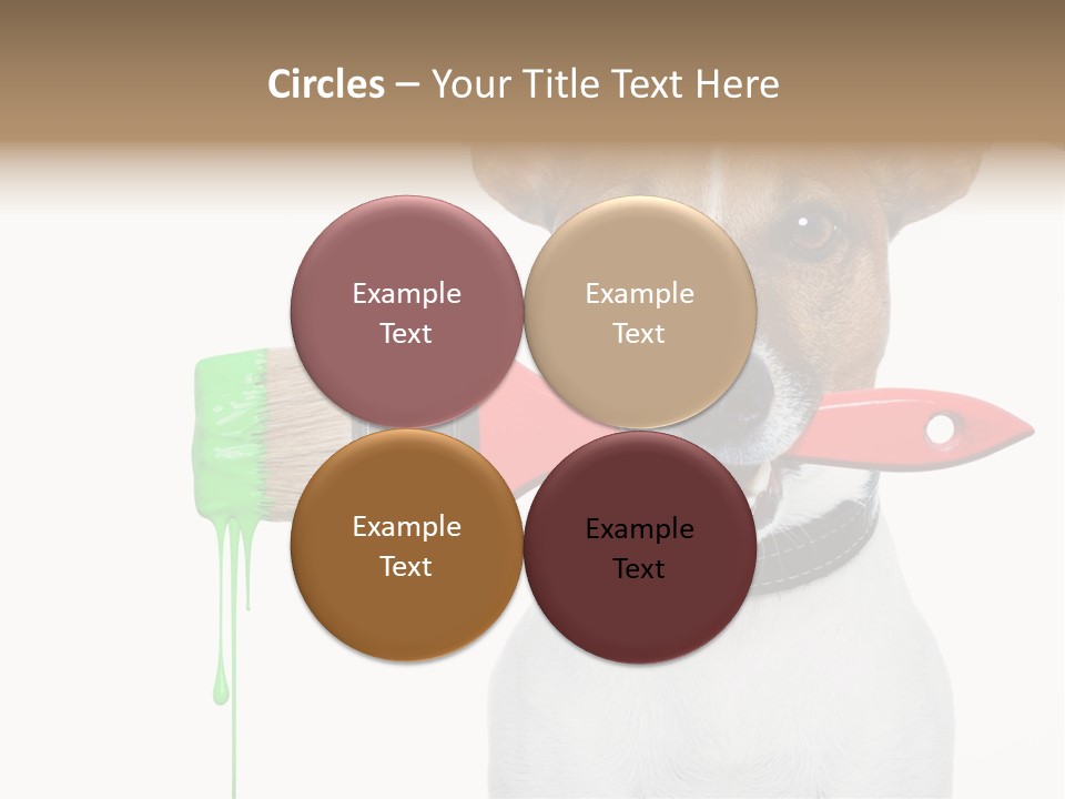 Ink Humor White PowerPoint Template