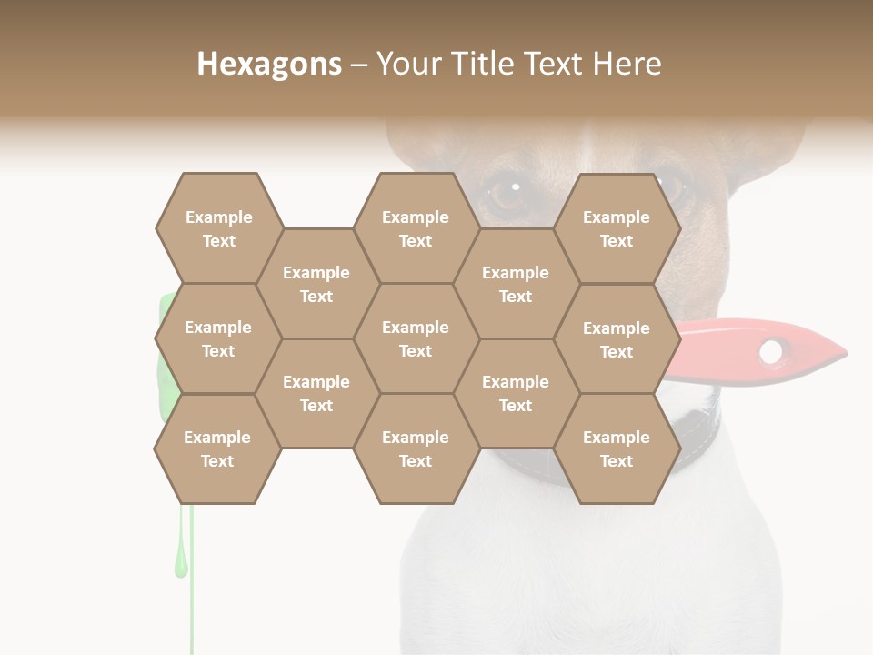 Ink Humor White PowerPoint Template