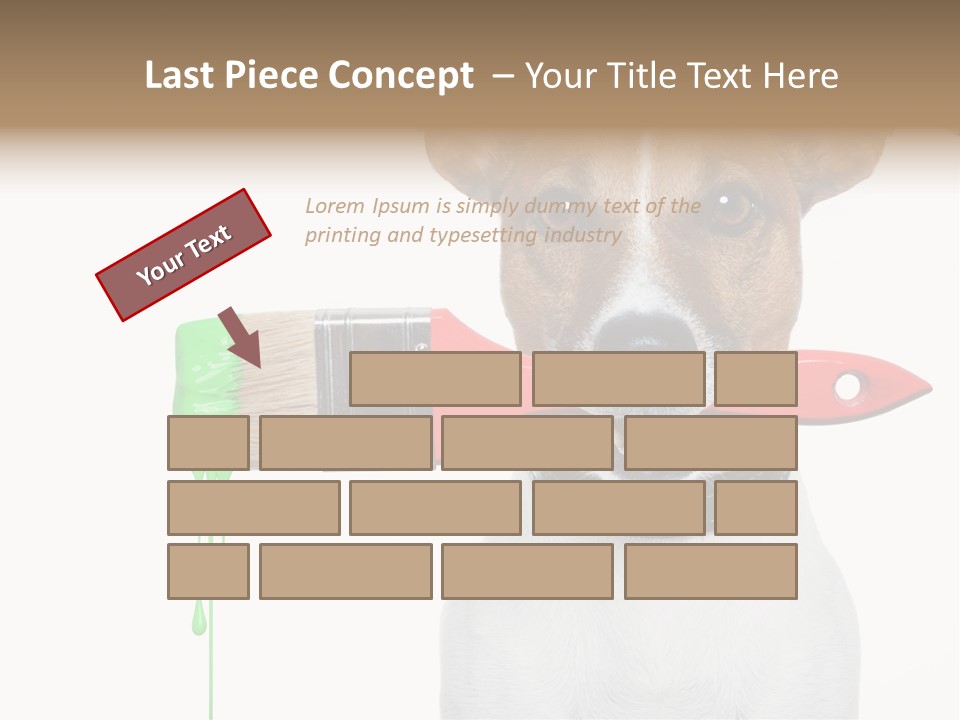 Ink Humor White PowerPoint Template