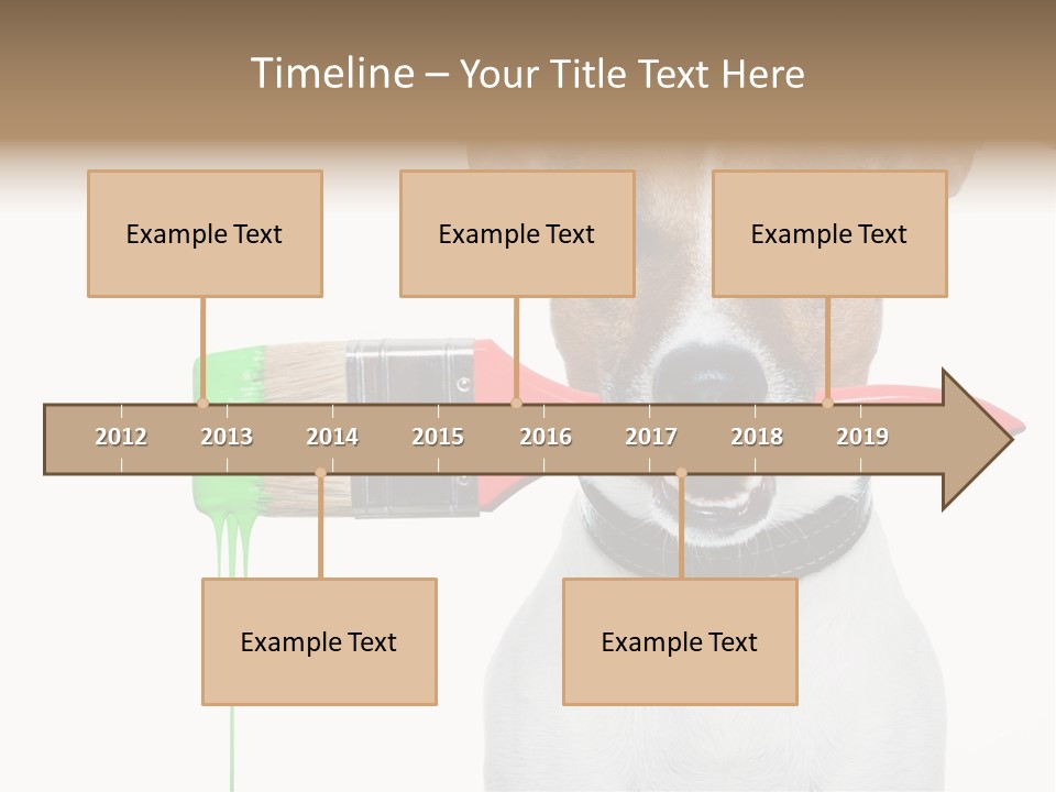 Ink Humor White PowerPoint Template
