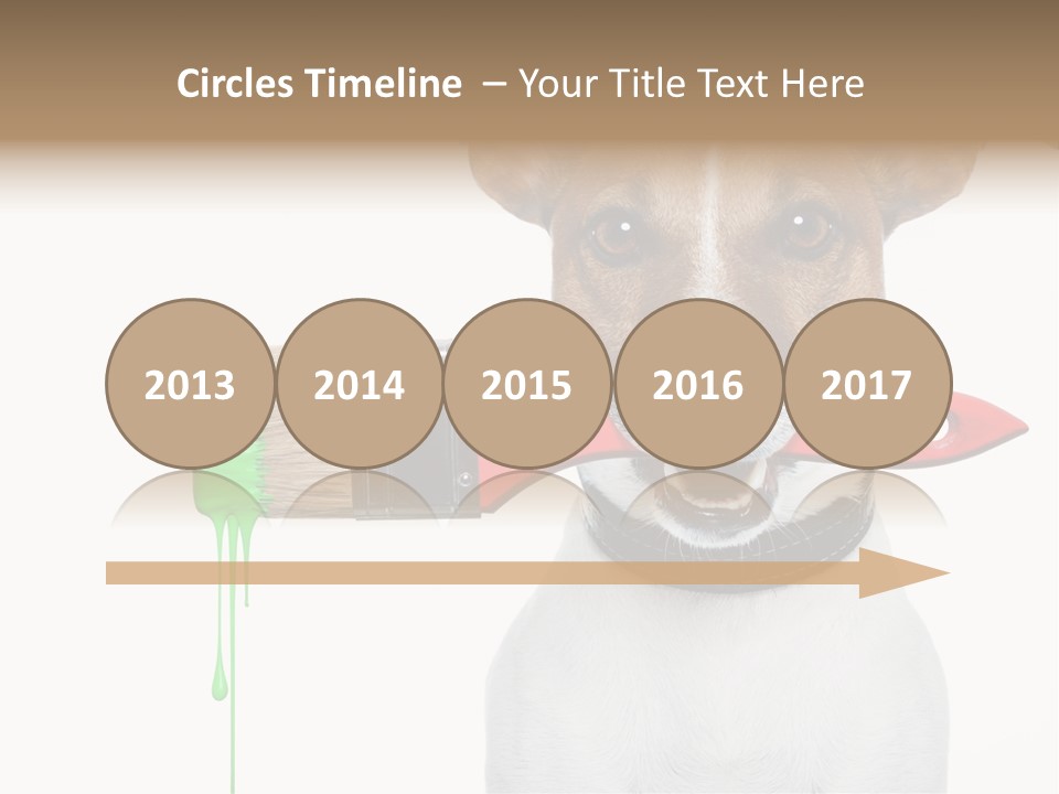 Ink Humor White PowerPoint Template