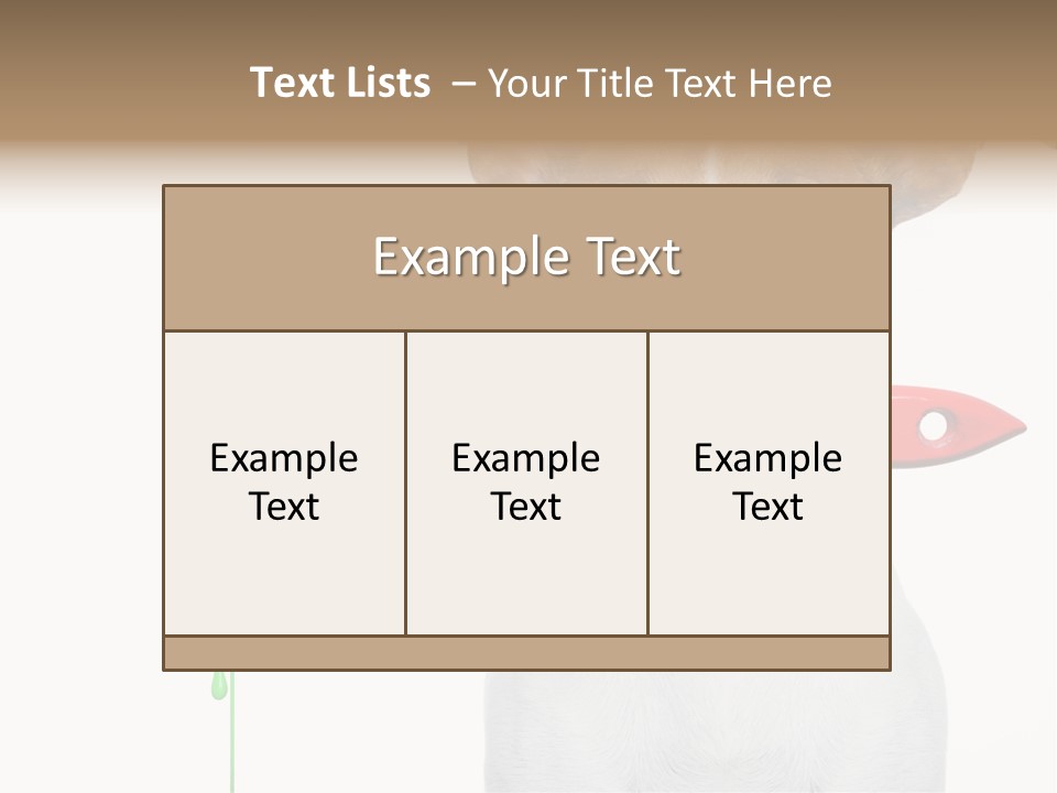 Ink Humor White PowerPoint Template