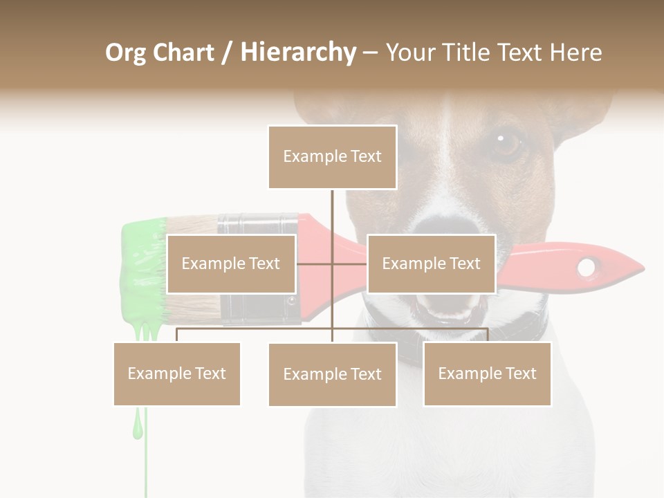 Ink Humor White PowerPoint Template