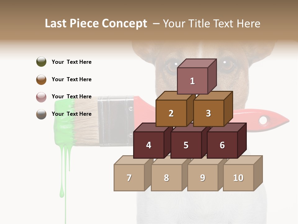 Ink Humor White PowerPoint Template