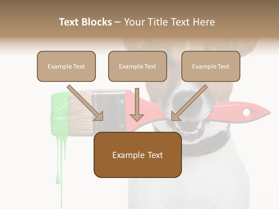 Ink Humor White PowerPoint Template