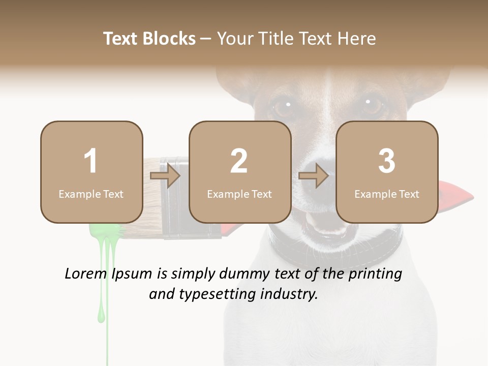 Ink Humor White PowerPoint Template