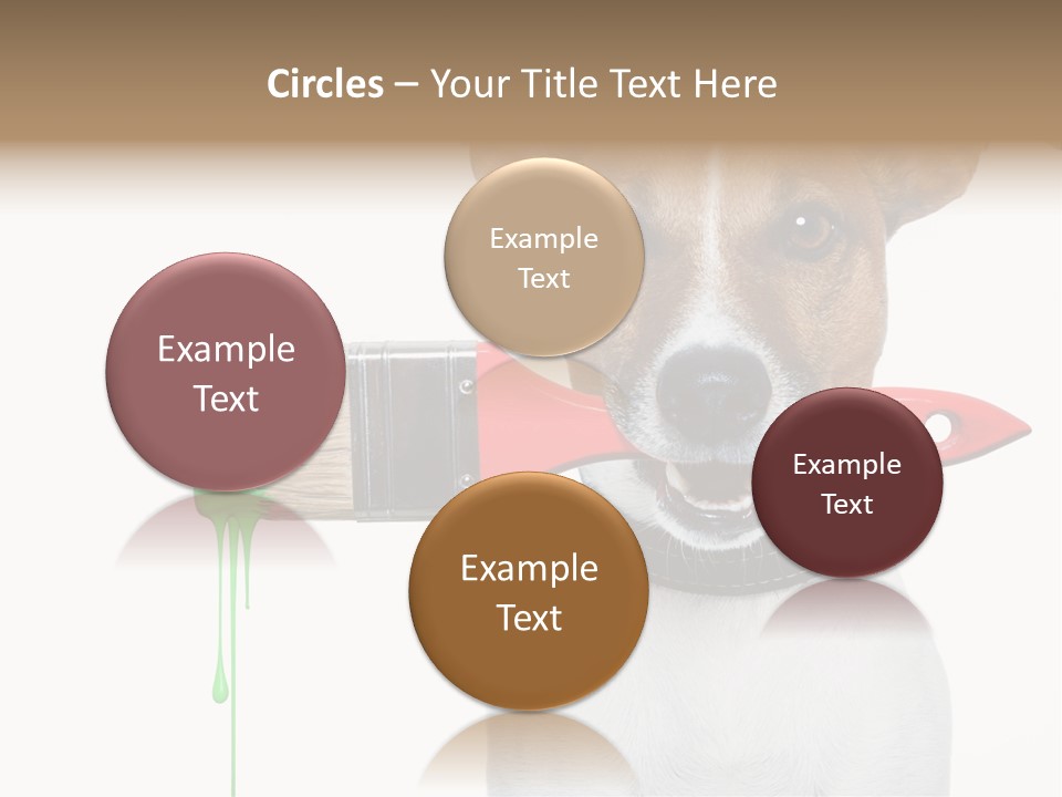 Ink Humor White PowerPoint Template