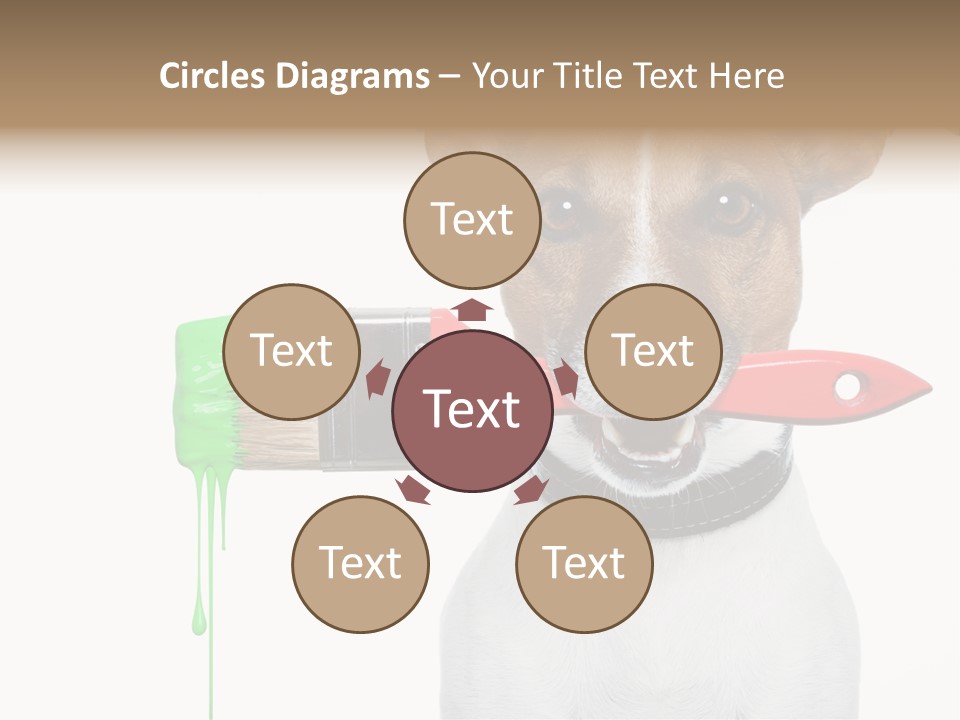 Ink Humor White PowerPoint Template