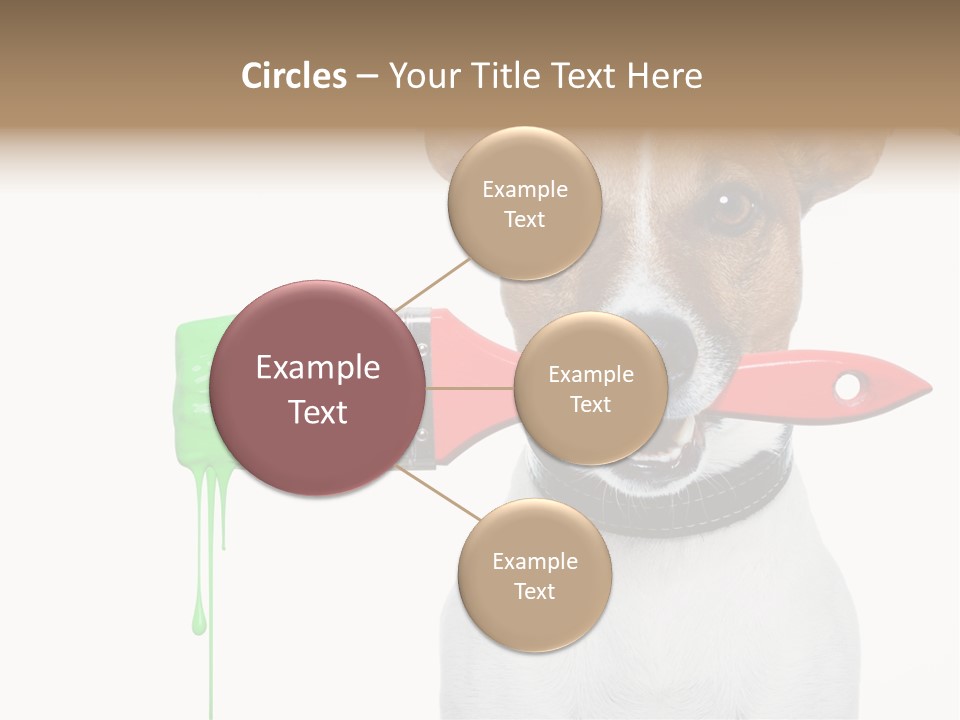 Ink Humor White PowerPoint Template