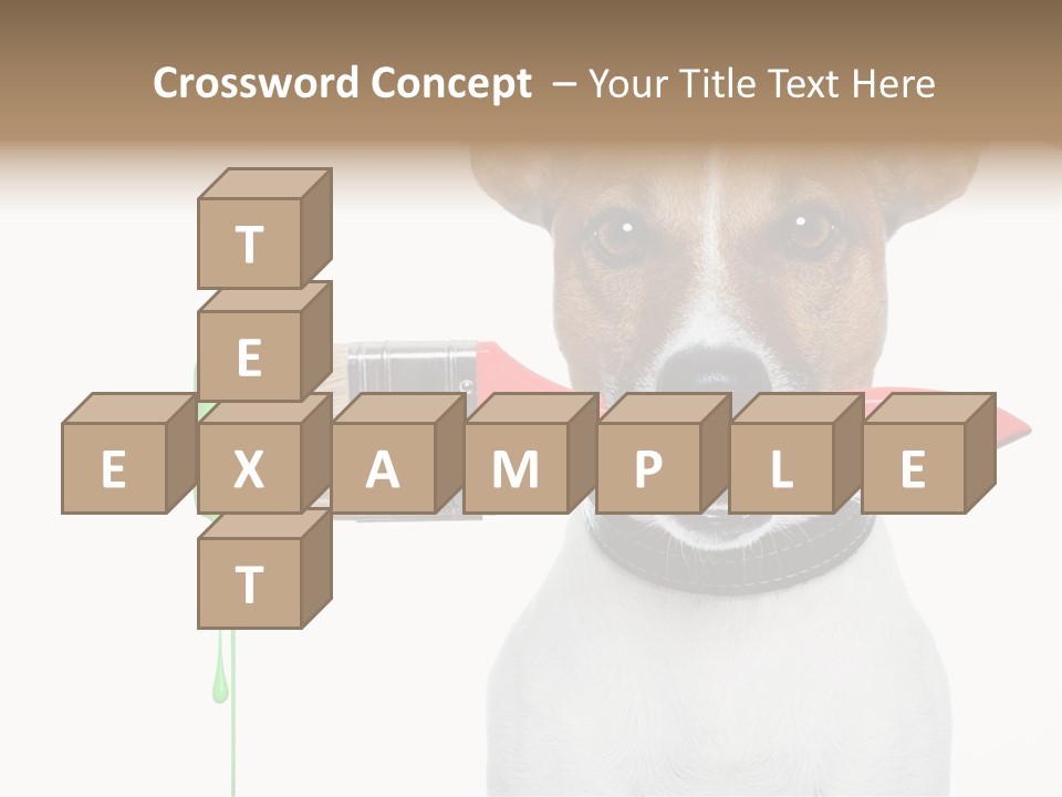 Ink Humor White PowerPoint Template