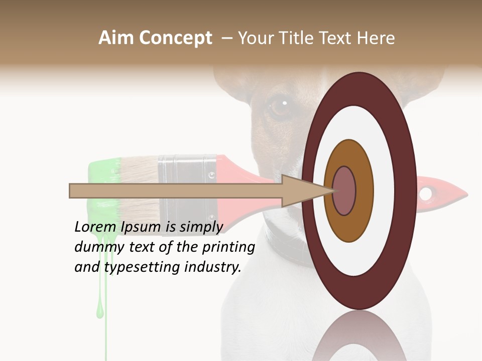 Ink Humor White PowerPoint Template