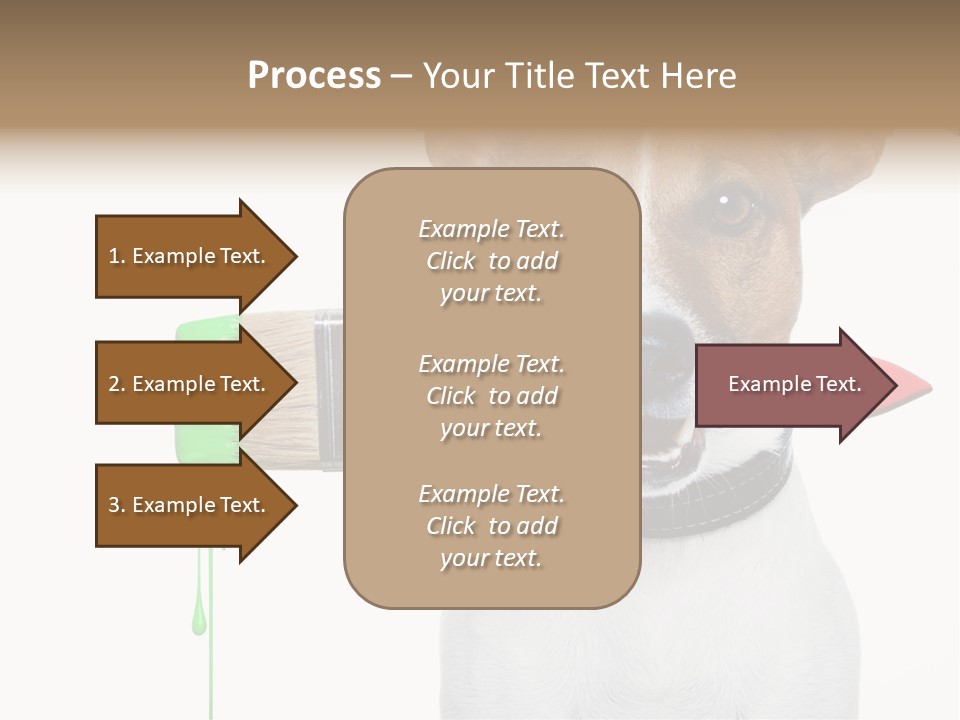 Ink Humor White PowerPoint Template