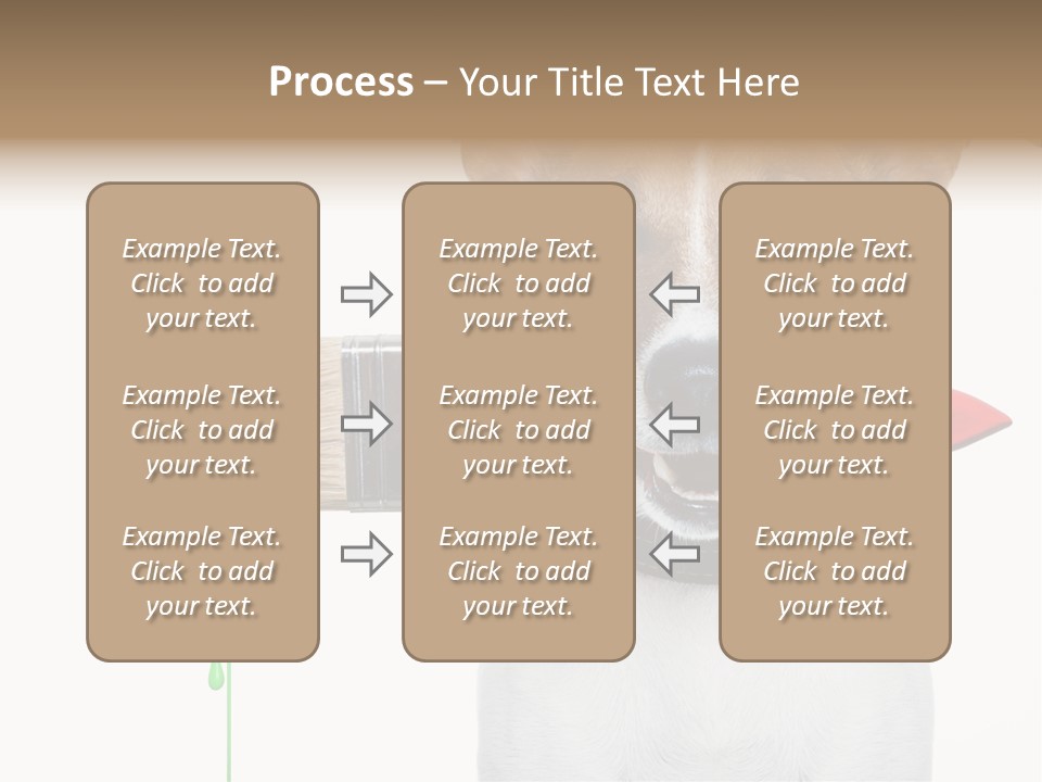 Ink Humor White PowerPoint Template