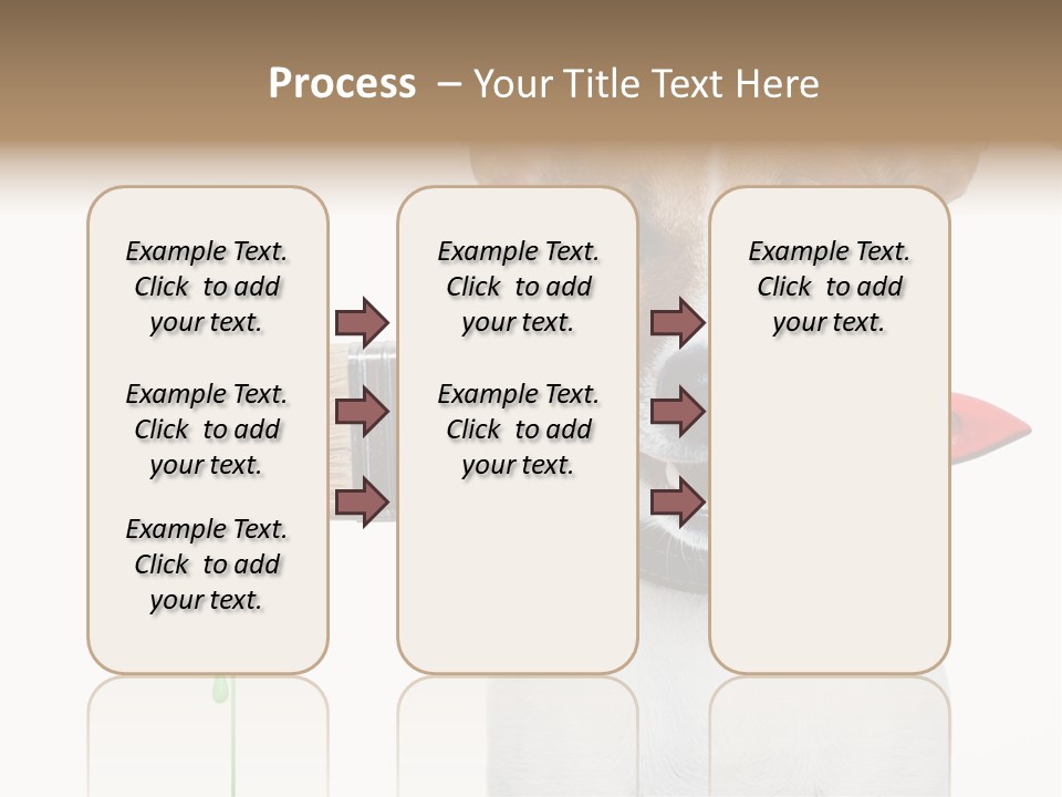 Ink Humor White PowerPoint Template