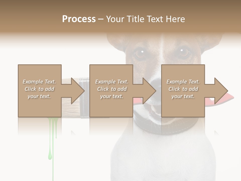 Ink Humor White PowerPoint Template