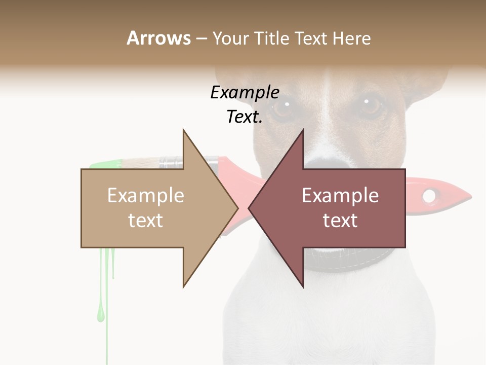 Ink Humor White PowerPoint Template