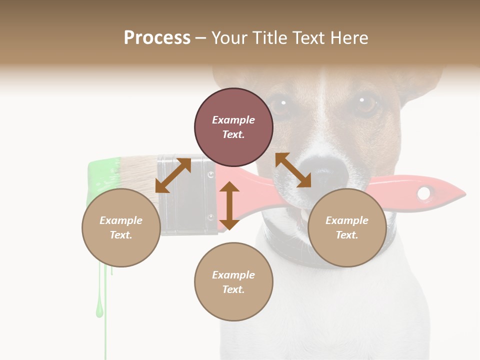 Ink Humor White PowerPoint Template