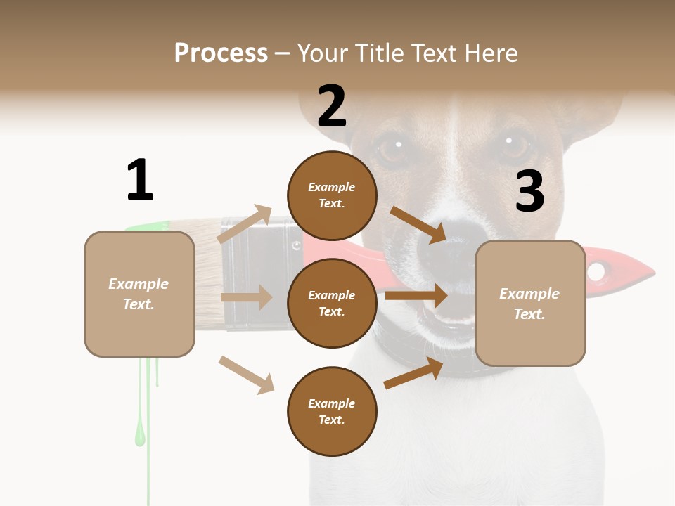 Ink Humor White PowerPoint Template