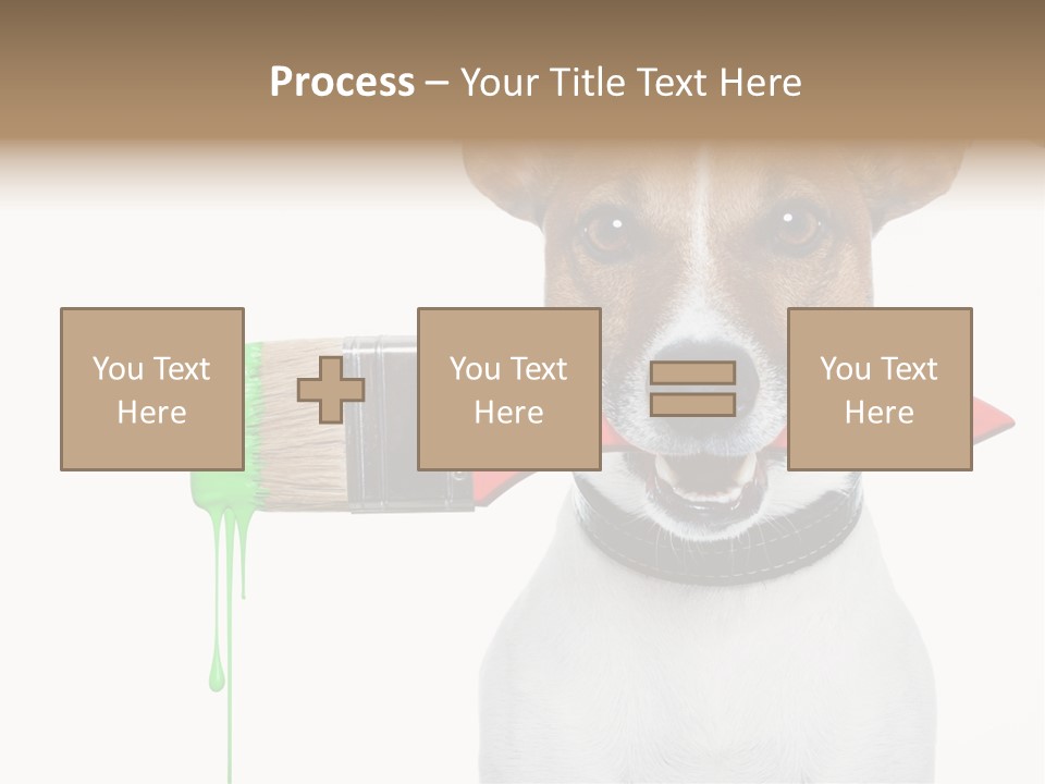 Ink Humor White PowerPoint Template