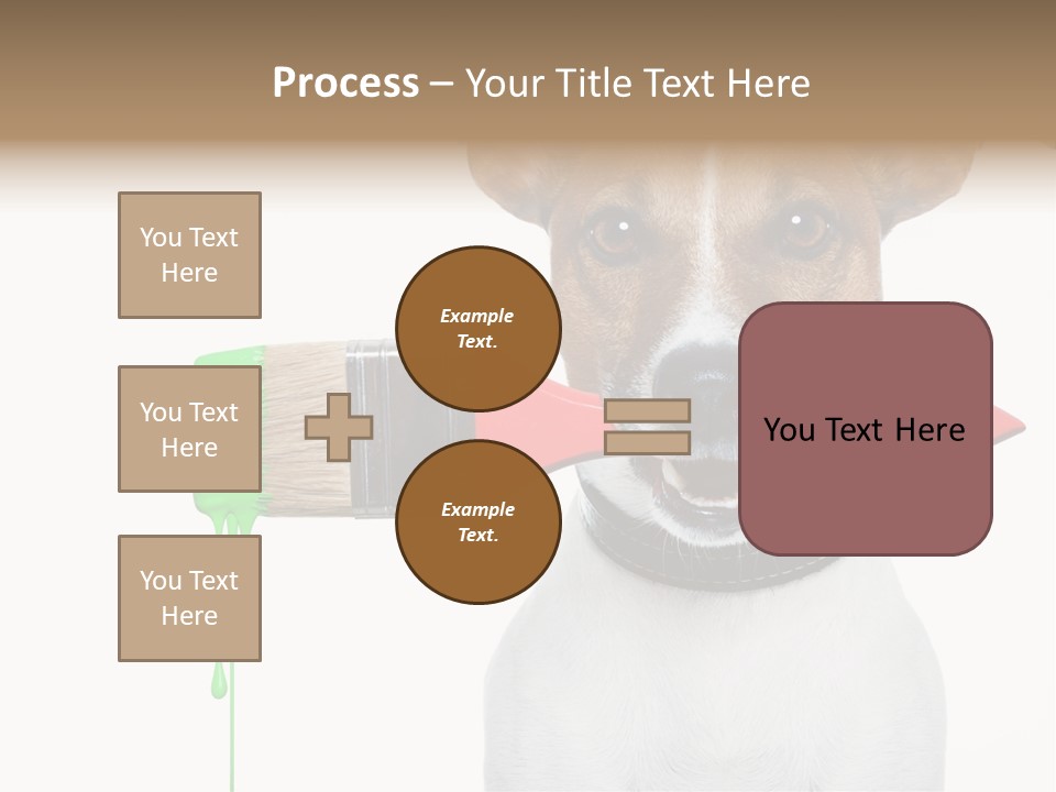 Ink Humor White PowerPoint Template