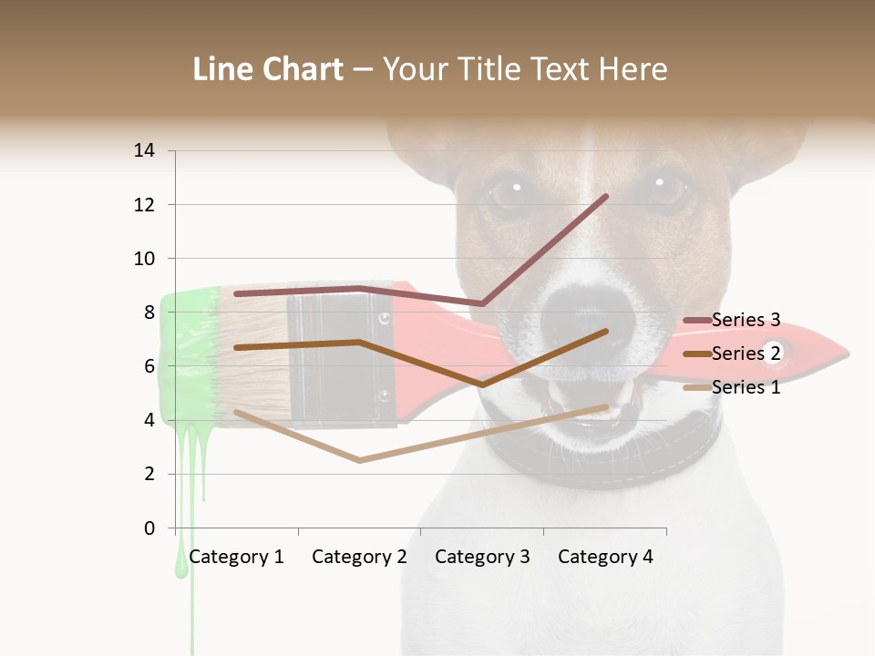 Ink Humor White PowerPoint Template