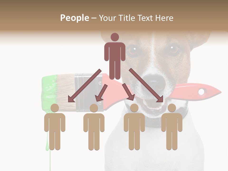 Ink Humor White PowerPoint Template