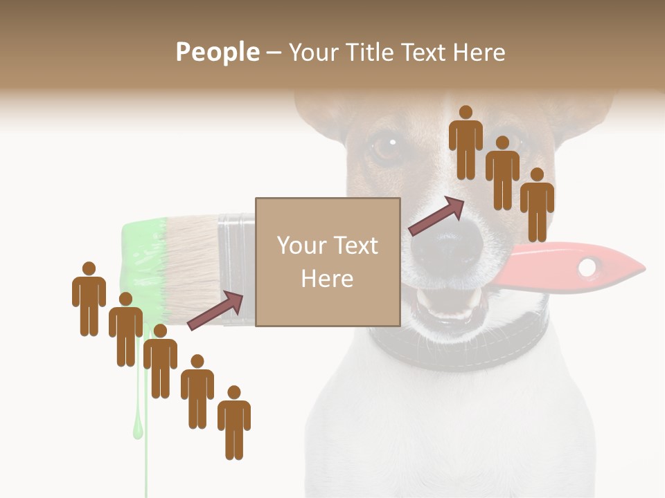 Ink Humor White PowerPoint Template