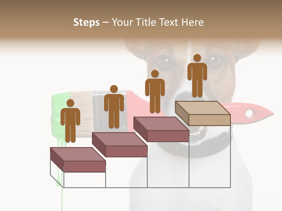 Ink Humor White PowerPoint Template