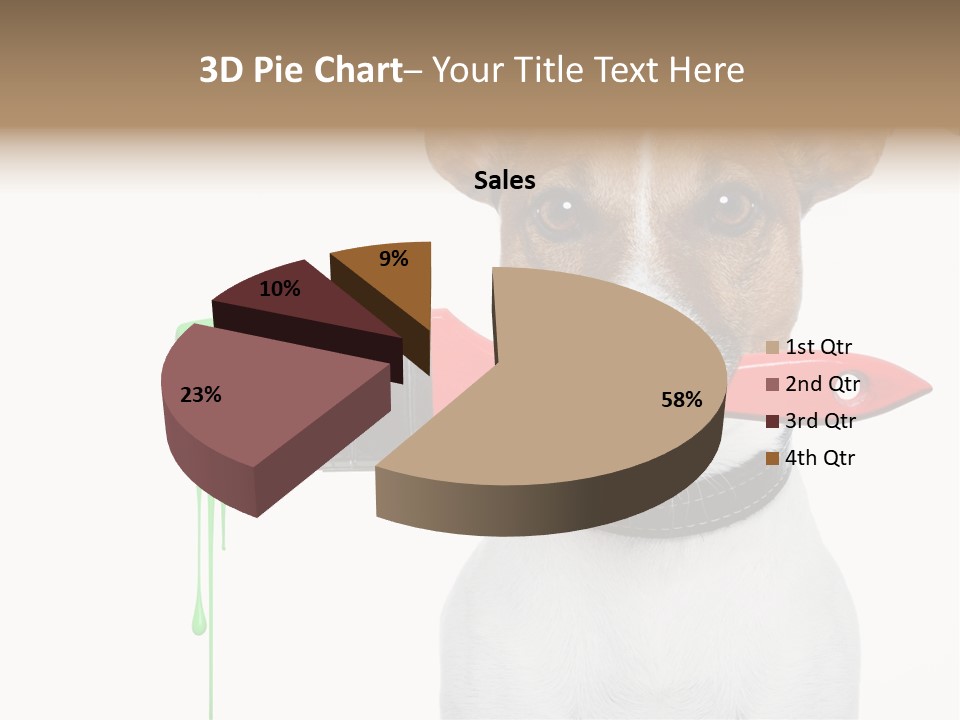 Ink Humor White PowerPoint Template