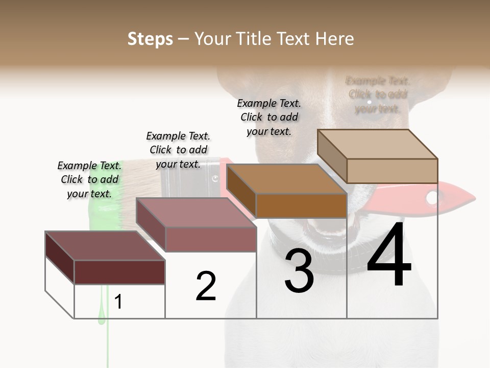 Ink Humor White PowerPoint Template