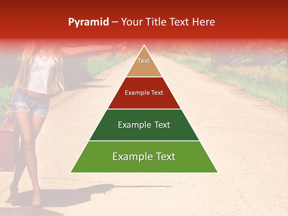 People Freedom Road PowerPoint Template