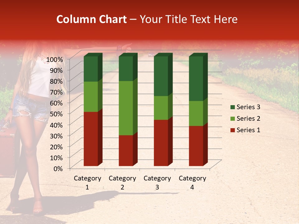 People Freedom Road PowerPoint Template