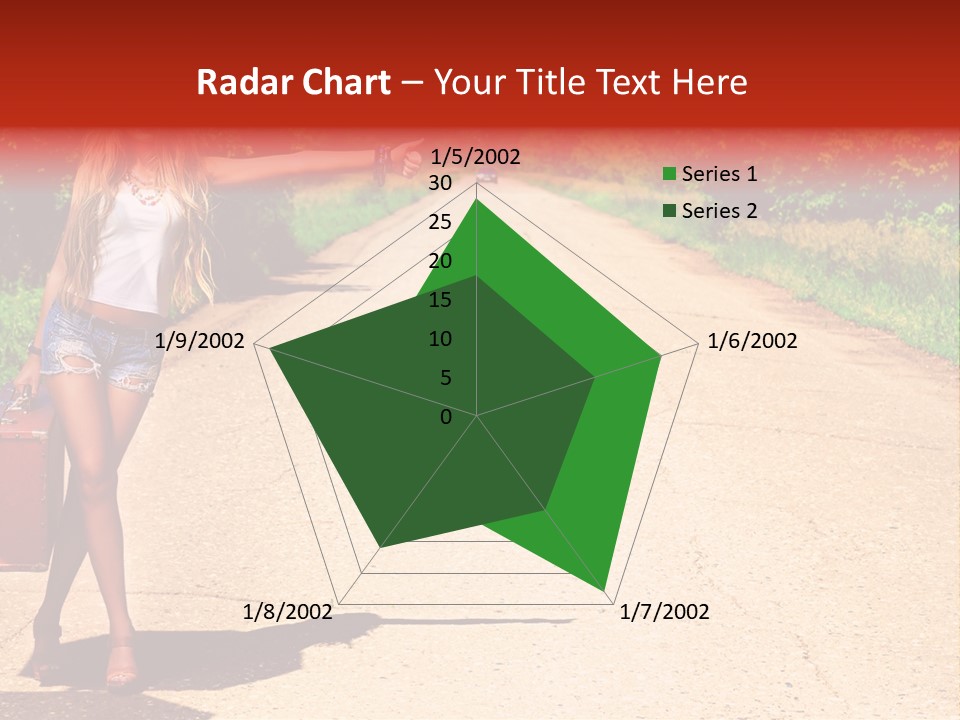 People Freedom Road PowerPoint Template
