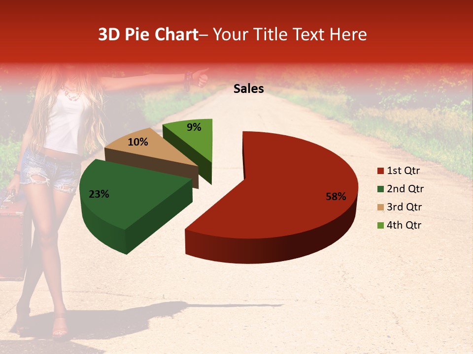 People Freedom Road PowerPoint Template