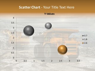 Digger Shovel Car PowerPoint Template