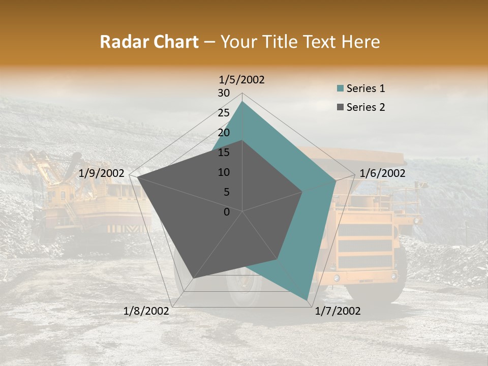 Digger Shovel Car PowerPoint Template