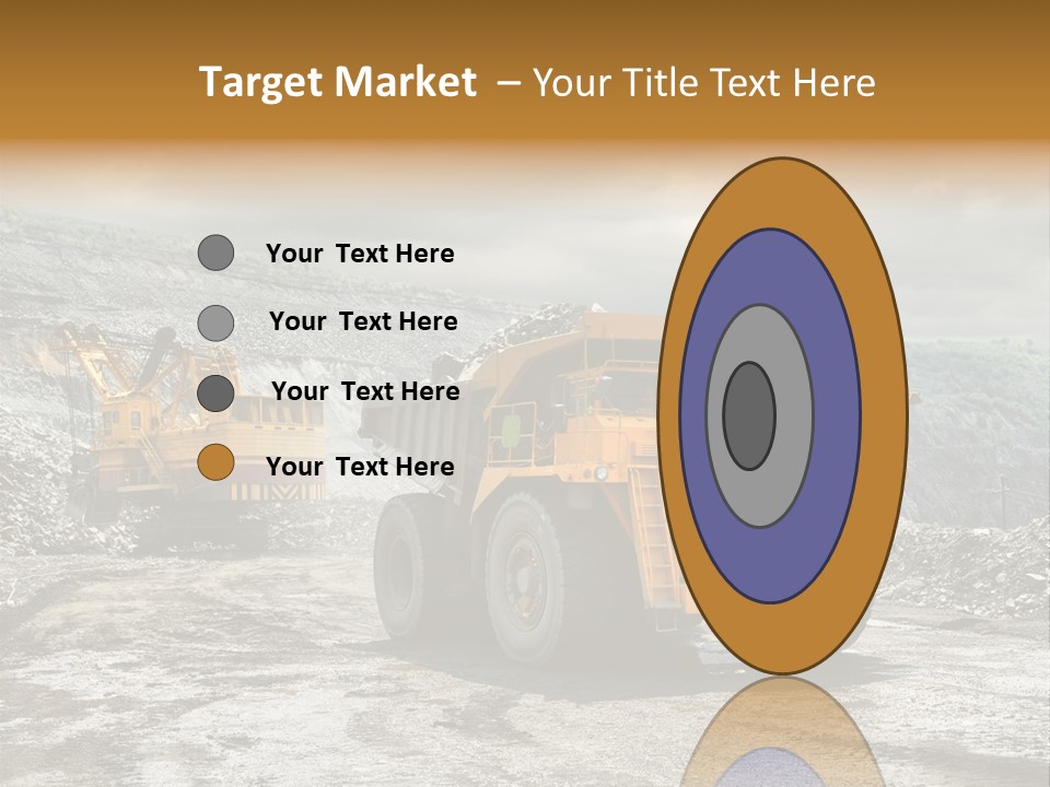 Digger Shovel Car PowerPoint Template