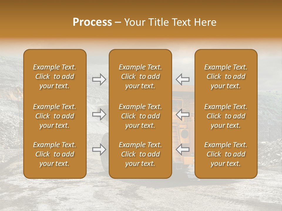 Digger Shovel Car PowerPoint Template